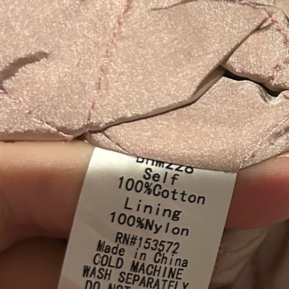 Bohme mauve/dusty pink Varsity Puffer Jacket Size Small / XS New - Picture 8 of 8